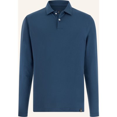 Boggi Milano Jersey-Poloshirt blau