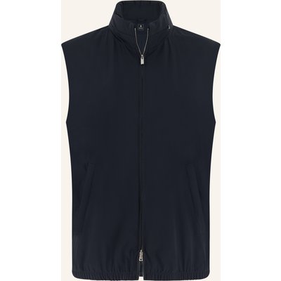 Boggi Milano Daunenweste Aus Cashmere blau
