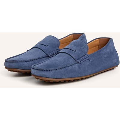 Hackett London Loafer Driver Saddle blau