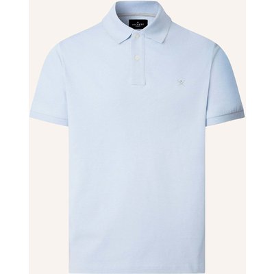 Hackett London Poloshirt Tipped Jersey Polo blau
