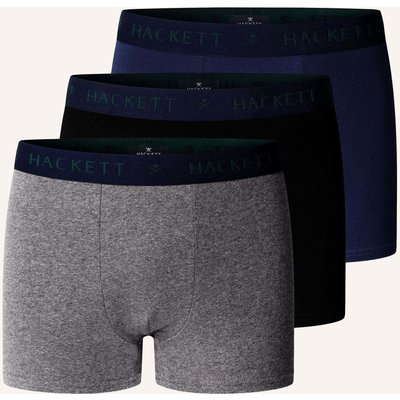 Hackett London Boxershort Solid Tk 3p schwarz