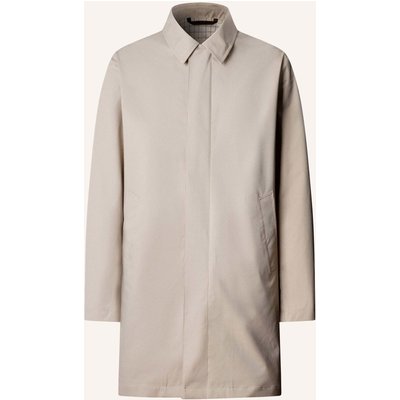 Hackett London Stehkragenmantel Sloane Mac beige