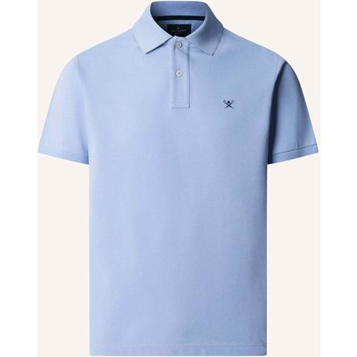 Hackett London Poloshirt Slim Fit Logo blau