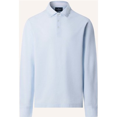 Hackett London Poloshirt Oxford Pique Polo Ls blau