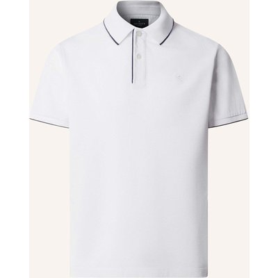 Hackett London Poloshirt Merc Pique Tip Polo weiss