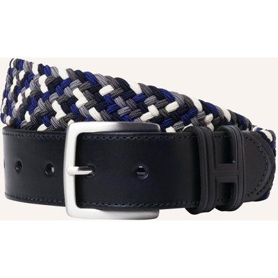 Hackett London Gürtel Multi Para Plait Blt blau