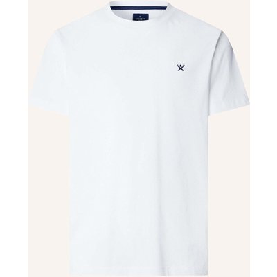 Hackett London T-Shirt Ss Logo Tee weiss