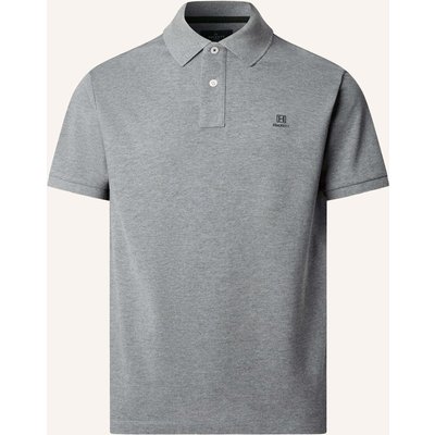 Hackett London Poloshirt Heritage H Sml Logo Pl grau
