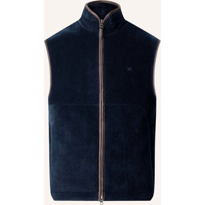 Hackett London Sweatshirt Polar Fleece Gilet blau