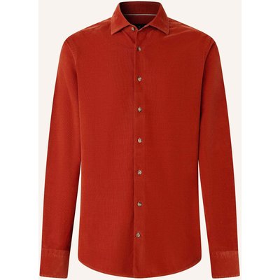 Hackett London Freizeithemd Smart Babycord orange