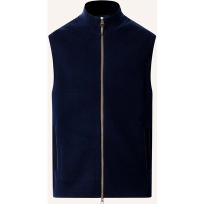 Hackett London Pullover Milano Knit Gilet blau