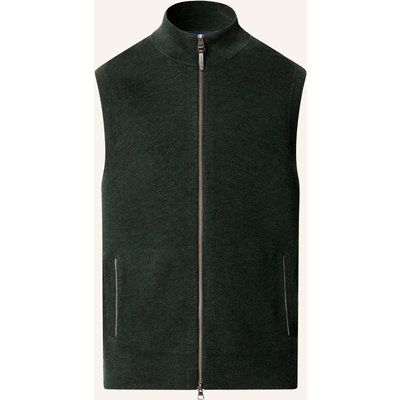 Hackett London Pullover Milano Knit Gilet gruen