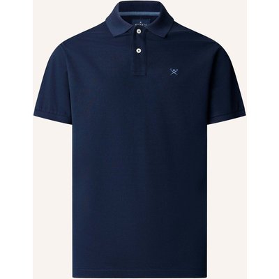 Hackett London Poloshirt Slim Fit Logo blau
