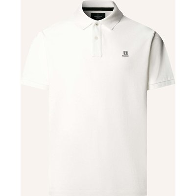 Hackett London Poloshirt Heritage H Sml Logo Pl weiss