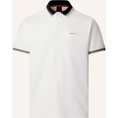 Hackett London Poloshirt Hs Members Collar Polo weiss