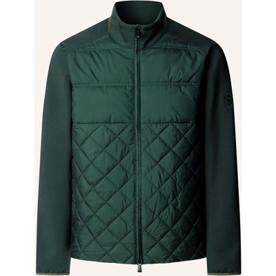 Hackett London Sweatshirt Hs Luxe Hybrid Fz gruen