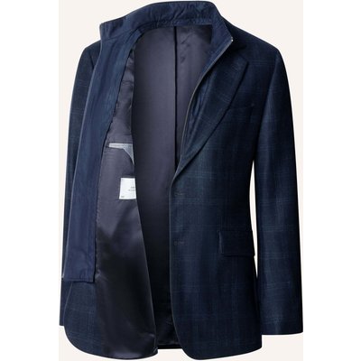 Hackett London Anzug Sr Bib Subtle Chk blau