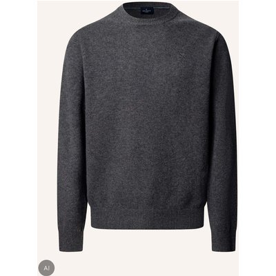 Hackett London Pullover Lambswool Crew grau
