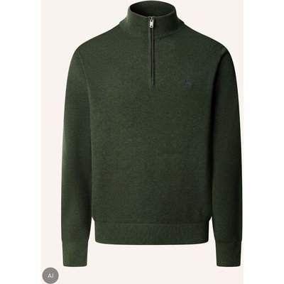 Hackett London Pullover Hrtg Cotton H Hzip gruen