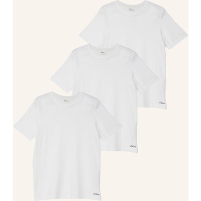S.Oliver Red 3er-Pack T-Shirts weiss