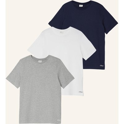 S.Oliver Red 3er-Pack T-Shirts blau