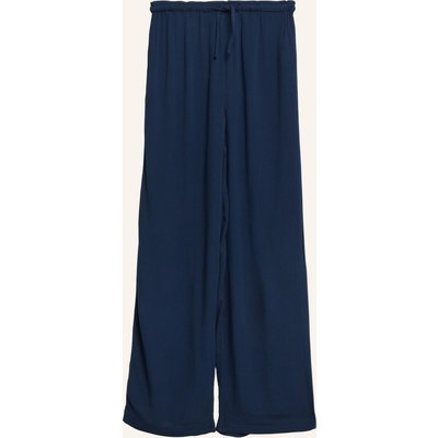 S.Oliver Hose Wide Leg blau