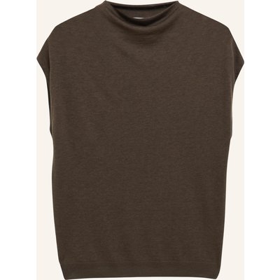 Comma T-Shirt braun