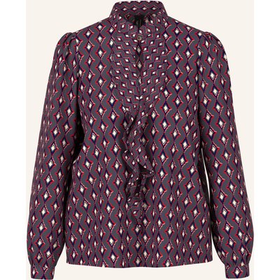 Marc Cain Blusenshirt Mit Volants grau
