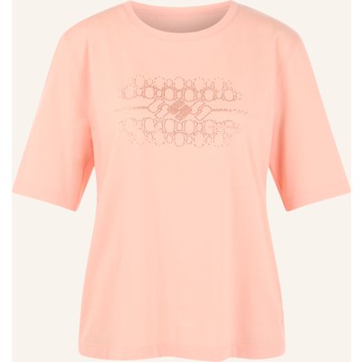 Marc Cain T-Shirt Mit Schmucksteinen orange