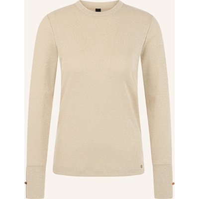 Marc Cain Longsleeve Mit Glitzergarn beige