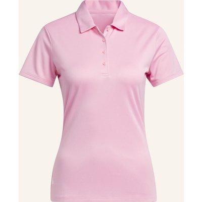 Adidas Solid Performance Short Sleeve Poloshirt Für Damen pink
