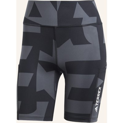 Adidas Terrex Tights Terrex Multi 8inch Printed grau