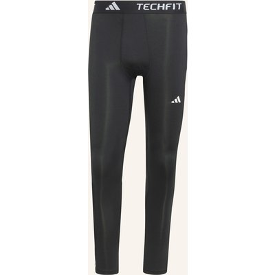 Adidas Techfit Compression Training 3-Streifen Lange Leggings schwarz