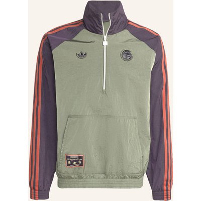 Adidas Originals Fc Bayern München Terrace Icons Jacke Mit Reissverschluss Bis Zur Brust gruen