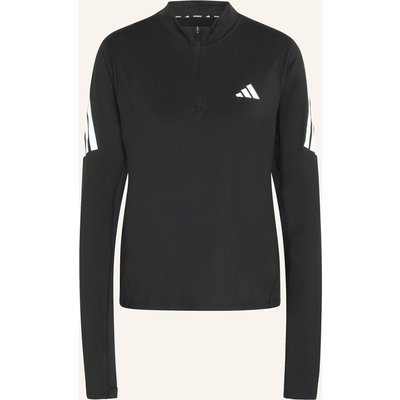 Adidas adi365 Iconic Running Pullover Mit Reissverschluss Bis Zur Brust schwarz