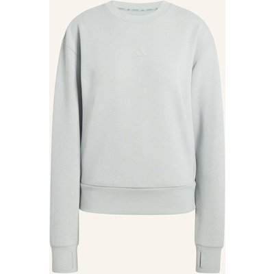 Adidas Designed-For-Training Entworfenes Warm-Up Sweatshirt Mit Rundhalsausschnitt gruen