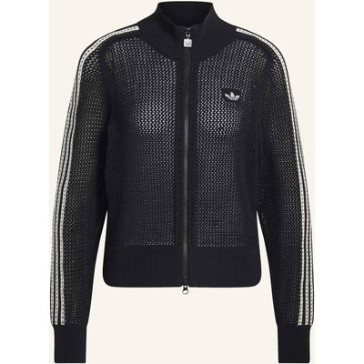 Adidas Originals Strickjacke Knitted Crochet Firebird schwarz