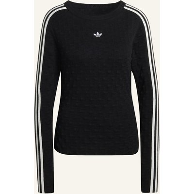 Adidas Originals Adidas Originals Sweatshirt Solid Spike, Schmal Geschnitten, Gewirktes Material schwarz