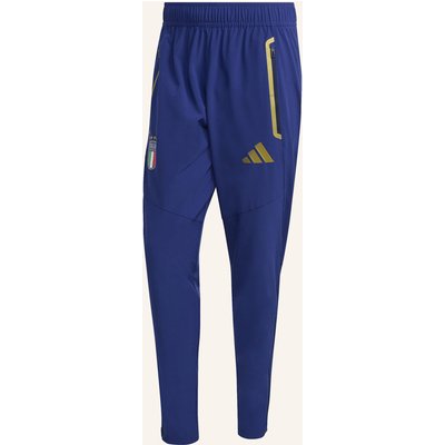 Adidas Italien Tiro Travel Hose blau