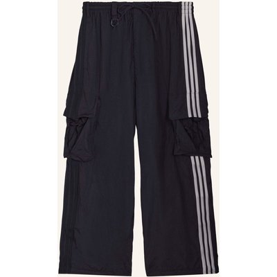Y-3 Y-3 Nylon Wired 3-Streifen Cargohose schwarz