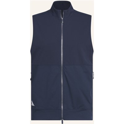 Adidas ultimate365 Tour Full-Zip Weste blau