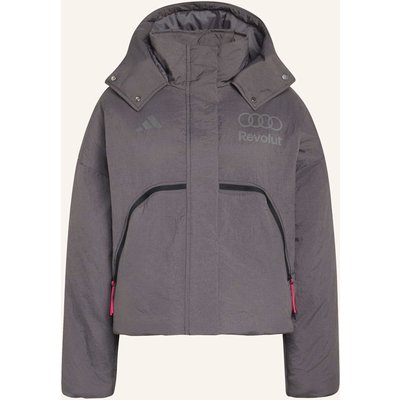 Adidas Audi Revolut f1 Team Engineers & Marketing Puffer Jacke grau