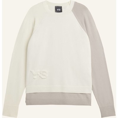 Y-3 Y-3 Logo Knit Crew weiss