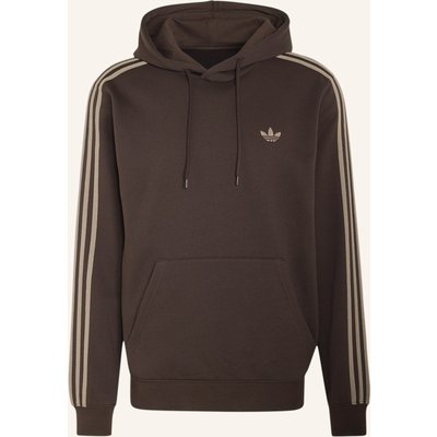Adidas Originals 3-Streifen-Hoodie braun