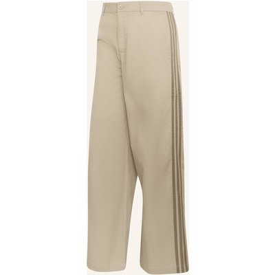 Adidas Originals 3-Streifen Hose Mit Faltendetail beige