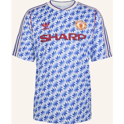 Adidas Manchester United Auswärtstrikot 90 weiss