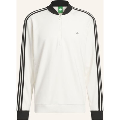 Adidas Originals Originals 3-Streifen 1/4 Zip Sweatshirt weiss
