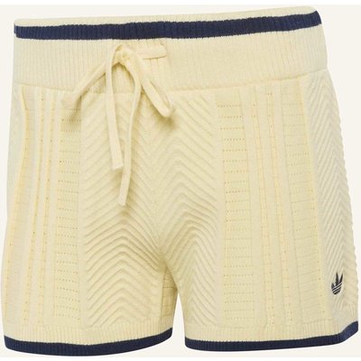 Adidas Originals Cable Knit Shorts gelb