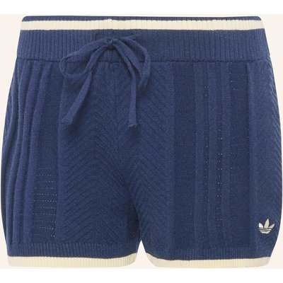 Adidas Originals Cable Knit Shorts blau