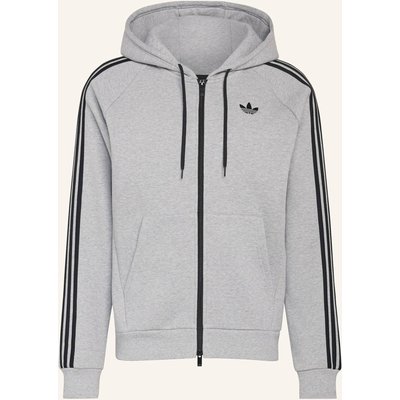 Adidas Originals Adicolor Over The Hood Stripes Kapuzenjacke grau